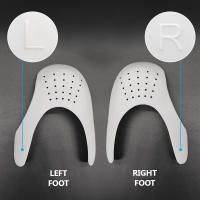 4Pcs Protección De Pliegues Para Zapatos Capa De Soporte Antigolpes Para Dedos De Suela Ligera Manteniendo Protector De Zapatillas - details 9