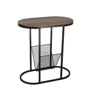 ARISE SHOP-Mesa Auxiliar De Madera, Balcón Mesa De Ocio Mesa De Doble Uso Estante De Flores Multifuncional Y Revistero Sofá Mesa Auxiliar,50X27X54.5CM - details 1