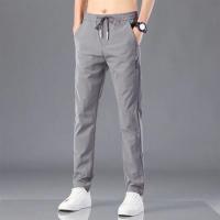 Pantalones De Gimnasio Para Hombre Ice Silk Trousers Estilo Casual Cargos Deportivos Veraniegos Talla Grande Moda Hombre - details 3