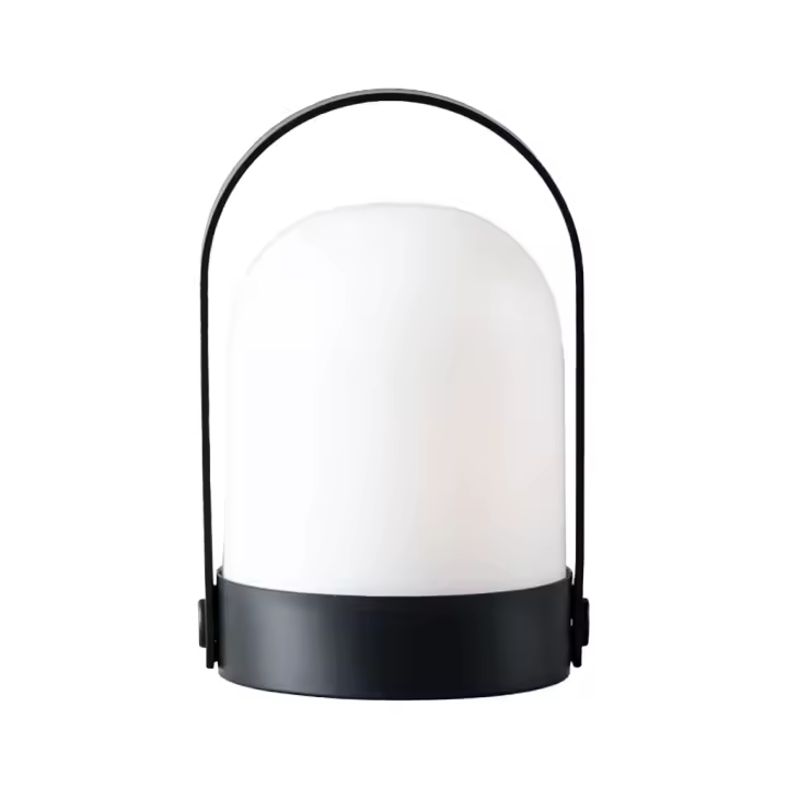Lámpara de Mesa LED INALÁMBRICA de Exterior - Diámetro 13cm Alto 22cm - Color Negro🖤- SpazioLuzio - 1