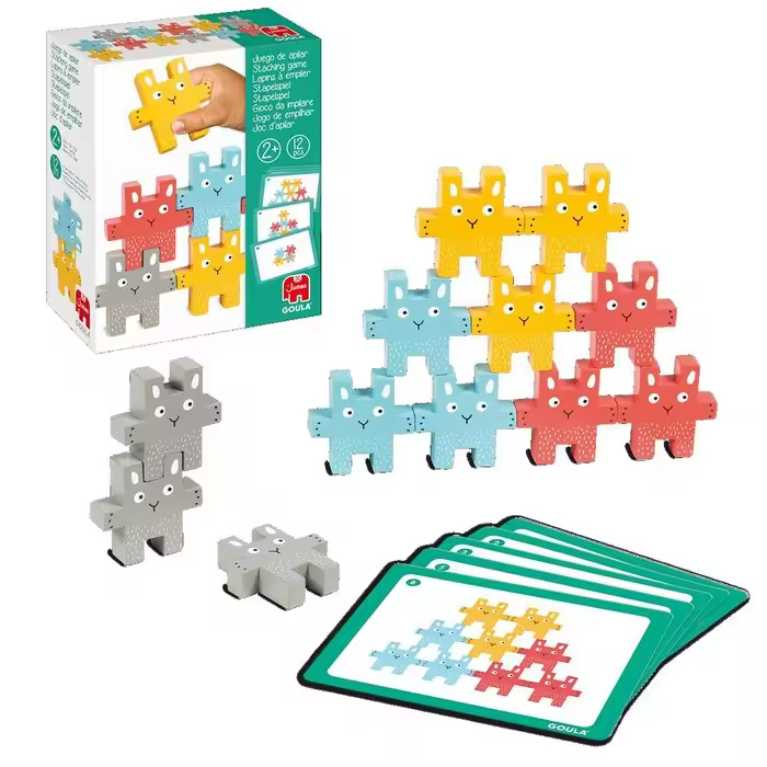 GOULA JUEGO JUEGO DE APILAR CONEJITO EDUCATIVO 7x17x21 Cms. - 1