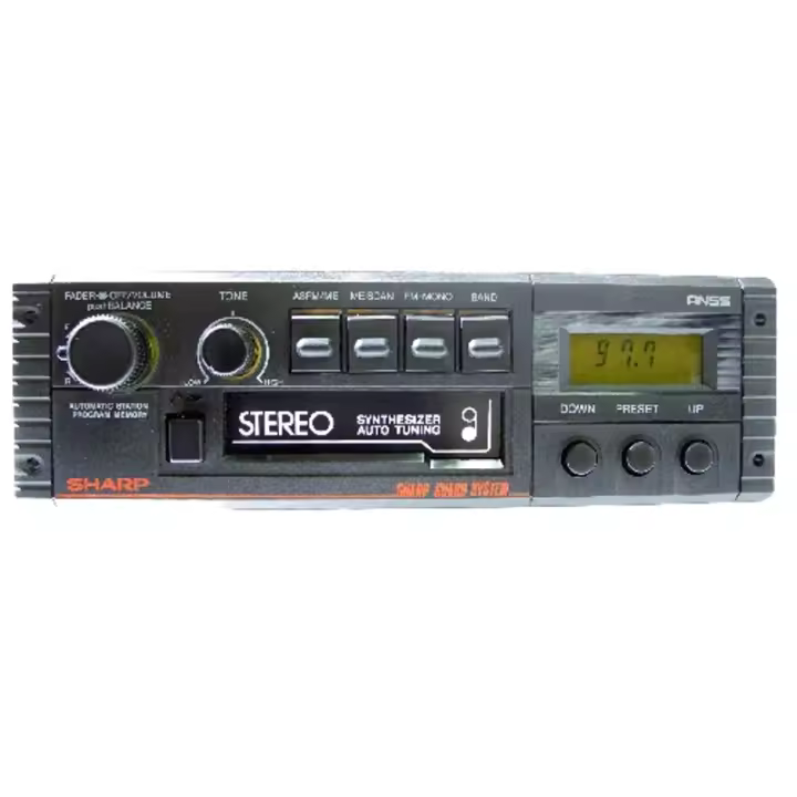 Auto Radio / Cassette Sharp Rg-f554e - Receptores Estéreo para Coches - 1