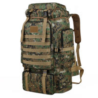 Mochila De Camuflaje Grande Para Senderismo Y Camping En Montaña Mochila De Lona Para Ciclismo Y Actividades Al Aire Libre - details 3