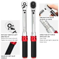 Llave De Torque Bicicleta 15Pcs 1/4" 2-24Nm Ajustable Herramienta De Reparación De Ciclismo Piezas De Bicicleta - details 3