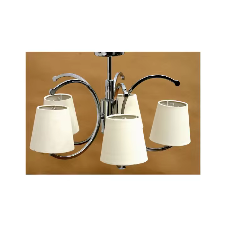 Lampara de techo 54*33.5 5 tulipas c brisa  Material: Metal Medidas (Ancho*Alto*Fondo): 54*33.5*54Presume de casa - 1