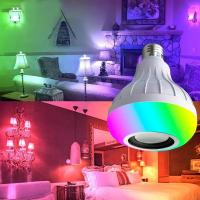 Bombilla LED RGB Blanca Con Control Remoto IR Y Altavoz Bluetooth Para Cambio De Color Ideal Para Fiestas En Casa E27 E26 85-265V - details 10