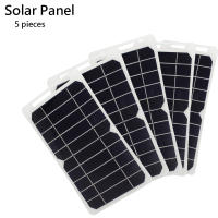 Panel Solar 10W USB Para Carga De Móvil Al Aire Libre Kit Completo De Energía Solar Para Camping Sistema Solar Doméstico - details 6