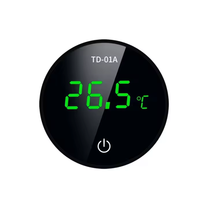 Termómetro De Acuario Digital LCD Mini Para Tanque De Peces Precisión Alta Tipo-C Recargable Rango De Medición -9.9 a 50℃ - 1