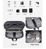 Mochila para ordenador portátil de hombre, informal, para viajes de negocios, de gran capacidad, para estudiantes de secundaria, mochila para viaje de negocios, para hombre - details 9