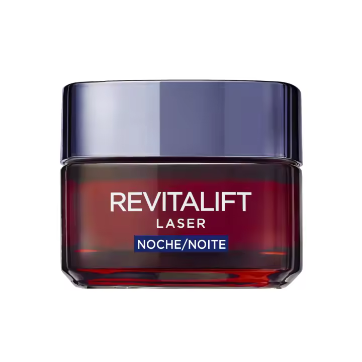 L'Oréal Paris Revitalift Laser Triple Acción Crema Anti-Edad  Noche con Pro-Retinol, Ácido Hialurónico y Vitamina Cg -50 ml - 1