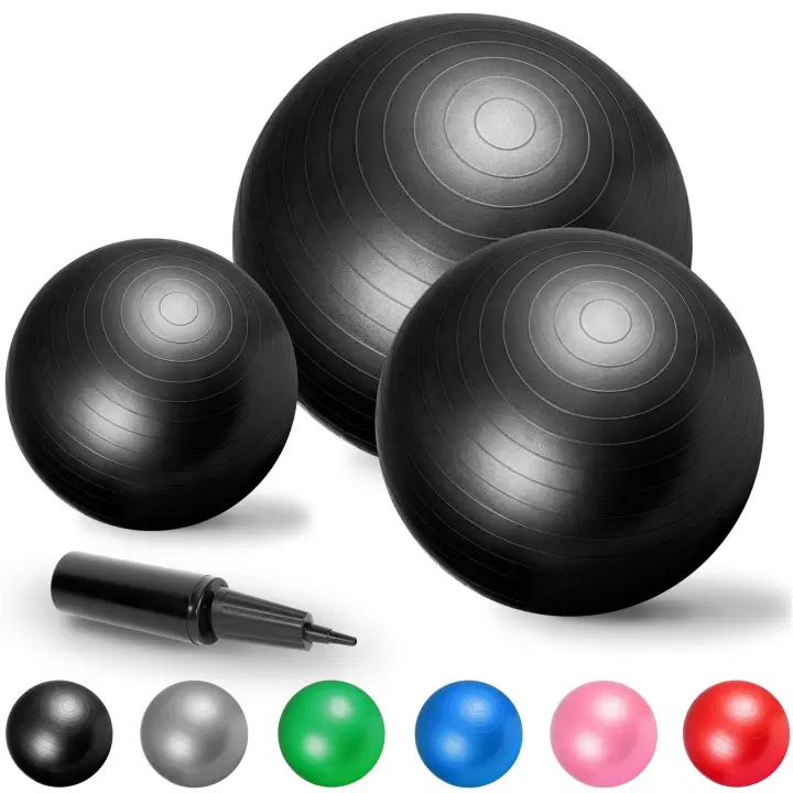 Gorilla Sports Balón de Fitness - Mejora el Equilibrio - 1