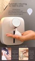Dispensador De Jabón Automático Multifuncional Montado En La Pared Con Sensor Infrarrojo Y Pantalla Digital LED Recargable Por USB - details 3