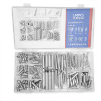 Kit De Accesorios Eléctricos 220PCS Con Varillas De Compresión De 20 Tamaños Para Reparaciones Herramientas Y Springs Torsionales Y De Extensión - details 1