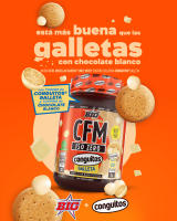CFM ISO ZERO Conguitos Blanco Galleta (1KG)  - Big + mix regalo  Deliciosa  Baja en azúcares  Baja en grasas  Saludable  Proteína iso - details 0