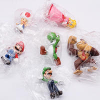 Set De 6 Figuras De Acción PVC Super Mario Bros Luigi Yoshi Donkey Kong Set De Juguetes Para Niños Regalos De Cumpleaños - details 4