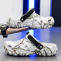 Nuevos Sandalias De Hombre Para Verano 2024 Mocasines De Jardín Al Aire Libre Moda Lujo Casual Comodidad Hogar Suaves Tallas 40-45 - details 15