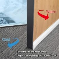 Sella De Puerta Inferior Sella De Clima Barrera De Aire Anti-frío Bloqueador De Grietas Material Duradero Tipo De Sella De Puerta - details 6