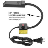 Luz De Máquina De Costura Dimmable Con 30 LEDs Iluminación Industrial Flexible Con Imán Para Torno Y Preción De Taladro Luz De Trabajo Multifuncional - details 5