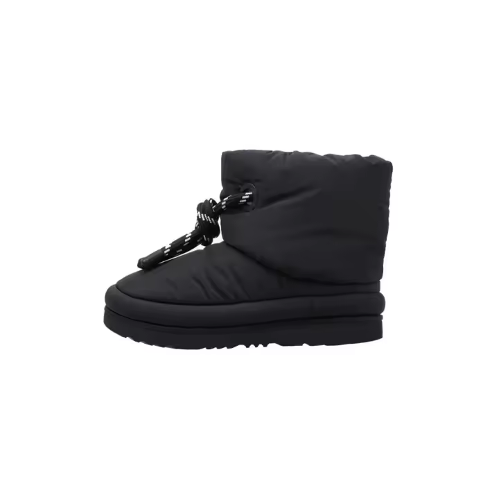 UGG CLASSIC MAXI SHORT Botas Planas Niña Negro - 1