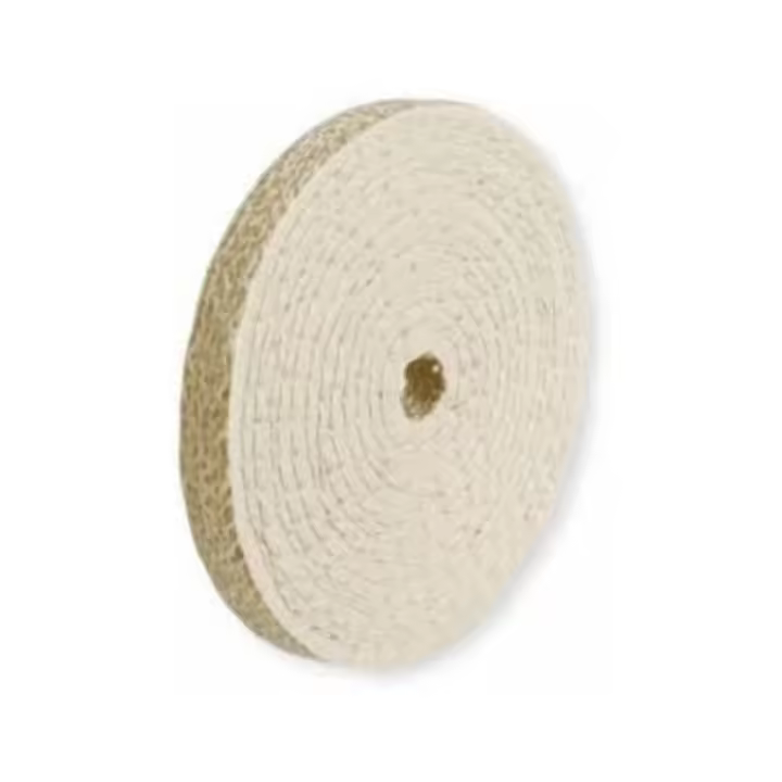 Disco de Sisal/Algodón Ø 150x15 mm Eje 20 mm sin Grapa - 1