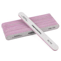 50Pcs Sandpaper De Doble Cara Para Uñas 80/100/180 Emery Board Trimmer Manicure Buffer Para Salón De Manicura Suministros De Uñas - details 0