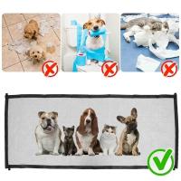 Puerta De Seguridad De Malla Sin Perforar Plegable Para Escaleras/Cocina/ Puertas Valla Infantil Con Sistema De Cierre Con Gancho Para Mascotas - details 12