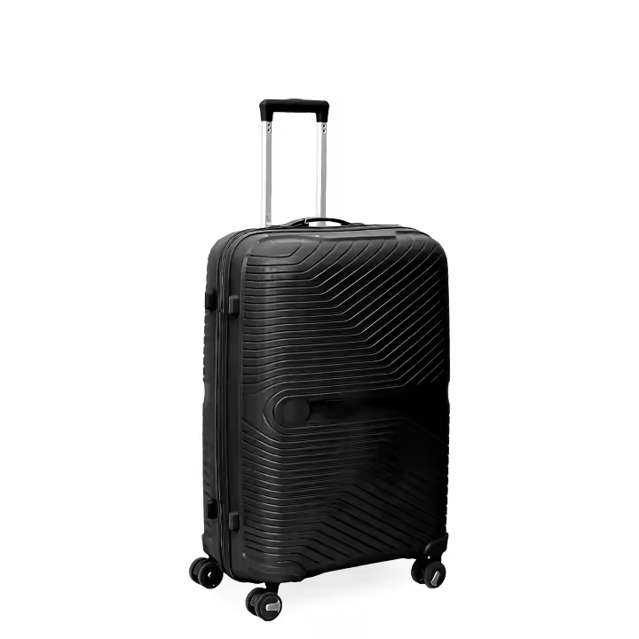 Maleta Mediana 20kg 65*43*26 cm | Material POLIPROPILENO Ligero y Resistente | Cerradura Antirrobo de 3 Digitos | Ruedas Dobles Giratorias 360º | PP8809 - 1