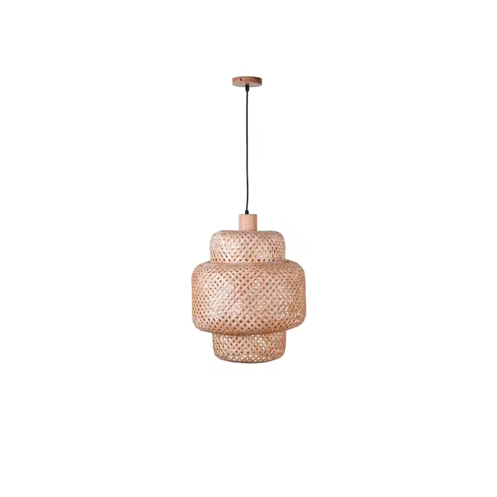 Lámpara Colgante BEL AIR HOME BORA Estilo Vintage - Ajustable, Ligera, Ideal para Salones y Bares - Negro y Oro, 35 CM, Metal - 1