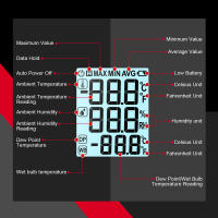 HABOTEST HT607 Medidor De Temperatura Y Humedad Digital Preciso Con Punto De Neblina Ambiental Higrómetro Portátil Para Interior - details 9