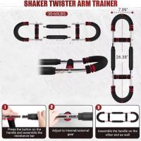 Sport Twister Arm Trainer Ejercitador de pecho de brazo Twister ajustable con resorte y póster de entrenamiento para hombres y mujeres - details 4