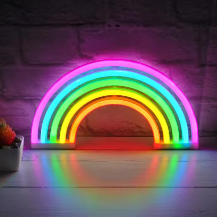 Lámpara LED / Lámpara de noche Neón - Arcoíris - 1