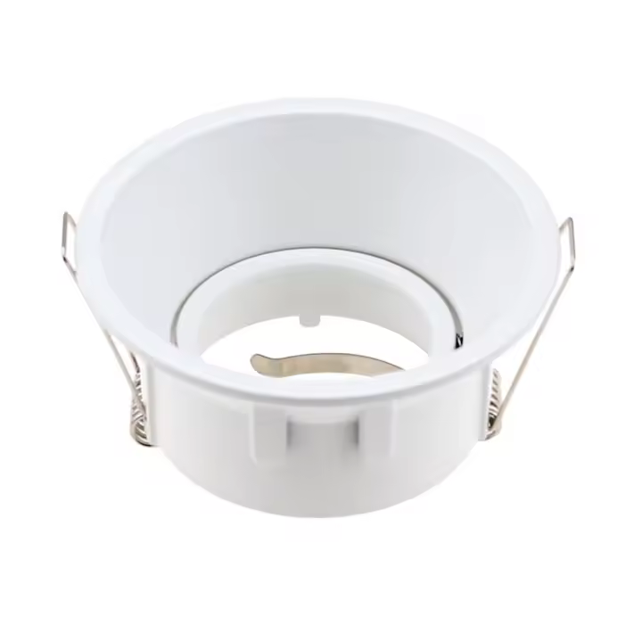 Luz De Techo LED Redonda Cuadrada Recubierta MR16 GU10 En Blanco Y Negro Ajustable Marco De Luz Spot LED Para Iluminación Doméstica - 1
