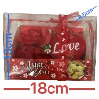 Regalo Niña San Valentín NO - Cúpula Corazones Oso Teddy Taza Café Flor Rosa - details 6