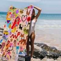 Toalla De Playa Microfibra Grande Karol G Manana Sera Bonito Toalla Rápida Para Piscina Yoga Viajes Absorbente Y Suave Tamaño 76x182 Cm - details 2