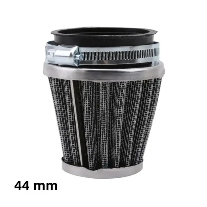 Filtro De Aire Para Motocicleta Universal Cabeza De Hongos Accesorio De Admisión Para Carburador Limpiador Tamaños Variados 35mm 44mm 50mm 54mm 60mm Negro - 1