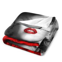 Marilyn Monroe - Amor - Cobija De Lujo D82 Para Sofá Decorativo Impermeable Antipelusa Retardador De Llama Para Todas Las Estaciones - details 3