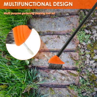 Herramienta De Eliminación De Malas Hierbas Con Cepillo Ajustable Para Jardín Raíces De Grama Y Suelo Suave Doble Cabeza De Cepillo Material De Acero Inoxidable Y Metal - details 2