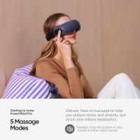 Masajeador ocular, espejo de masaje calentado bluetooth, alivio de migrañas / ansiedad / ojo seco / mejora del sueño / meditación, compresa caliente a temperatura constante de grafeno, pulso de baja frecuencia - details 5