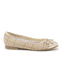Zapatos casual mujer MARCO TOZZI 2211842453 BAILARINA RALLADA CREAM MULTI - details 2