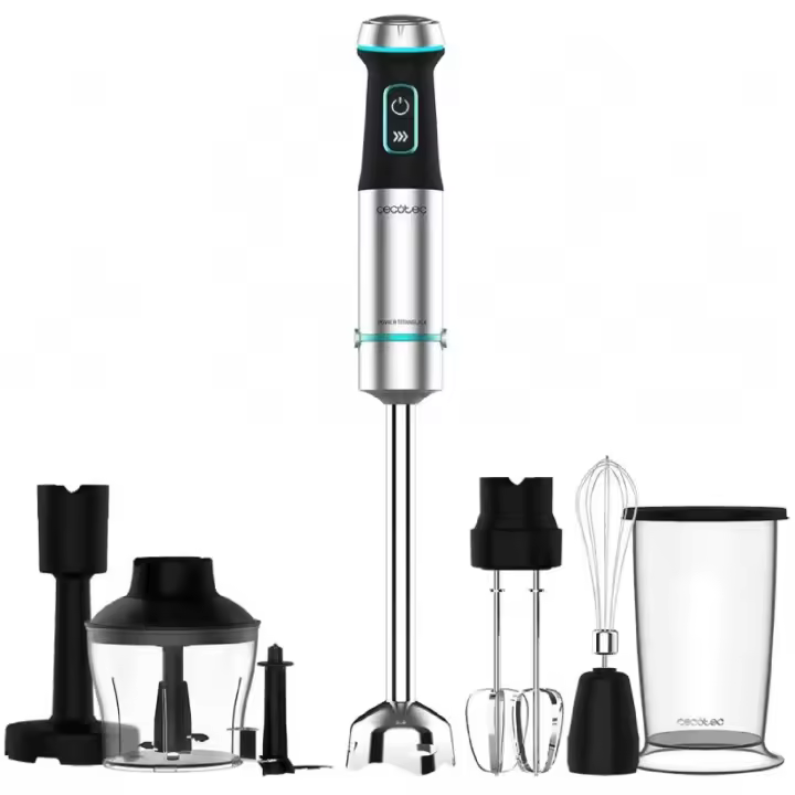 Cecotec Batidora de mano Power TitanBlack 1200 XL PerfectCream&Crush - 1