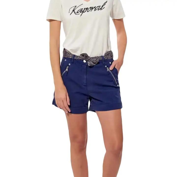Kaporal VISIOE25 - Camiseta Para Mujer, Color Gris, Gris, M