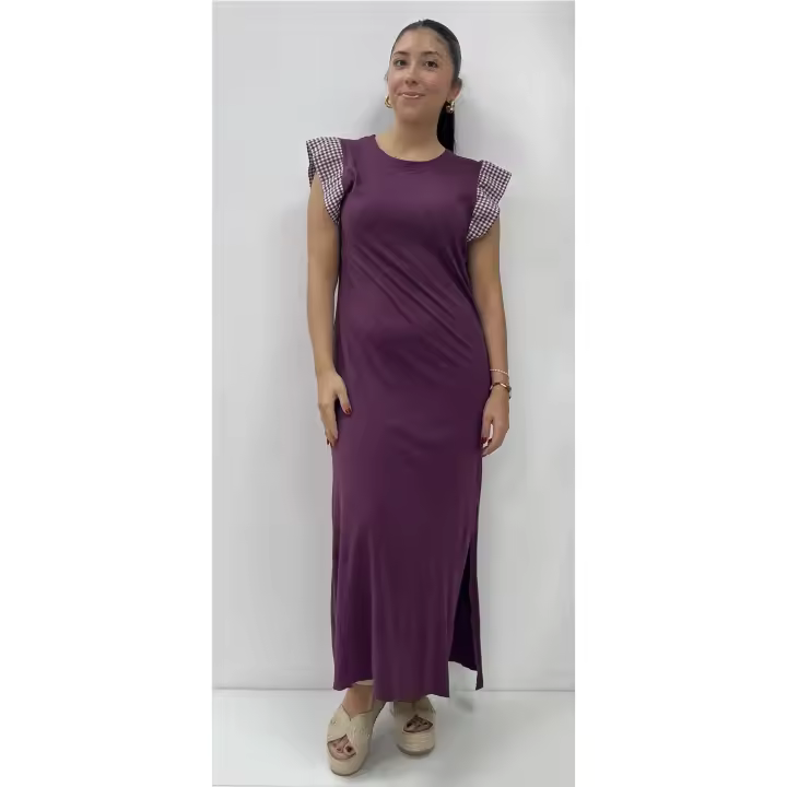 Vestido Glady Beenjena - 1