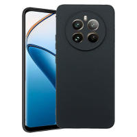 Funda + Protector Cristal Vidrio Templado Opcional Compatible Con REALME 12 PRO PLUS 5G Carcasa Básica, Forro Gel TPU Silicona Líquida Mate Suave Flexible, Ligera, Color Negro Transparente, Ajuste Perfecto, Acceso Conectores, Case Meloenvias mle18 - details 1