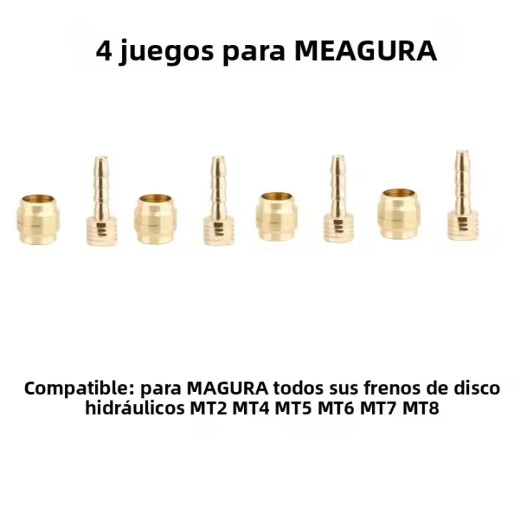 MEROCA Set De 4/10/20 Piezas De Cabeza De Oliva Para Frenos De Bicicleta Montaña Acero De Alta Velocidad Compatible Con SHIMANO BH90 BH59 SRAM MAGURA TEKTRO Accesorios De Ciclismo - 1