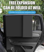 Curtain De Coche Protección Solar 10 Piezas Verano Cortina Magnética Fuerte Cubierta Completa Opaque Con Succión Para Ventanas Laterales - details 3