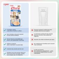 Pack de 3  Churu Snack Puré Receta De Atún Para Gatos 4X14gr - details 2