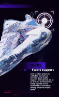 Zapatos De Baloncesto Antideslizantes Y Resistentes Al Desgaste Para Jóvenes Absorbedores De Choque Y Confortables Botas De Campo Ligeros Y Transpirables - details 6