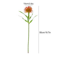 1PC Flor De Almohadilla De Agujas Simulada Planta Verde Artificial Decoración Para El Hogar Y Bodas Adorno Floral Artificial - details 2