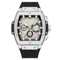 Reloj para hombre con diseño de barrileta, Esfera Hueca, Al mejor precio. - details 5