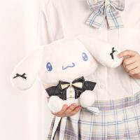 Muñeco De Peluche Sanrio Kuromi Cinnamoroll Hello Kitty My Melody Pochacco Serie Negra Cojín Regalo De Cumpleaños Para Niños Material Poliéster Relleno De Algodón PP - details 2